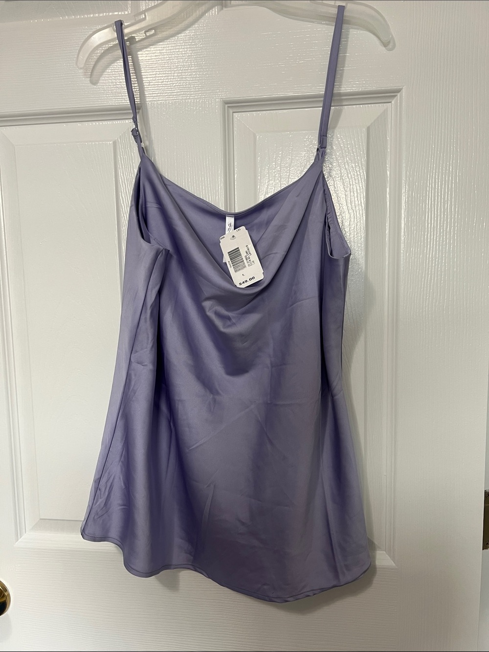 dna couture Satin Cami in Lavender